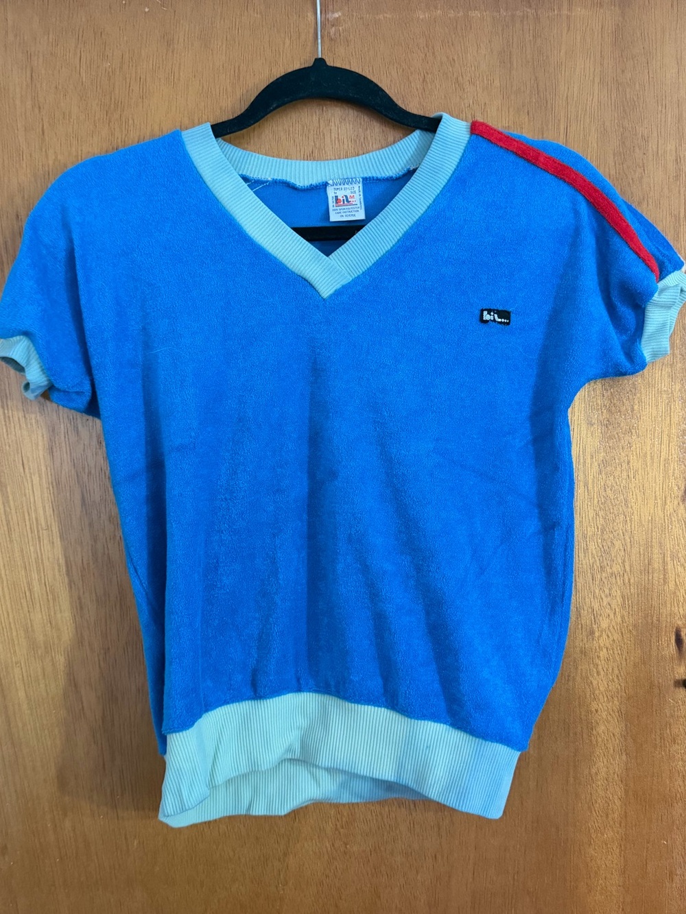 Vintage Blue V-Neck Tee
